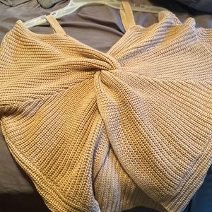 Off the shoulder sweater